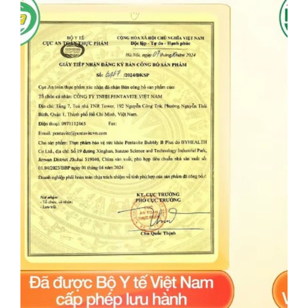 ✅(chính hãng) Pentavite B giúp bổ sung 8 loại vitamin nhóm B, viên nhai ngon (date mới)