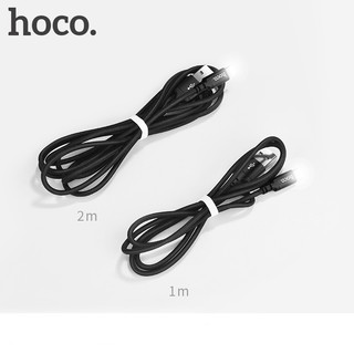 Cáp sạc dây dù Hoco X14 cổng LaiNing, dài 2M, Max 2.4A