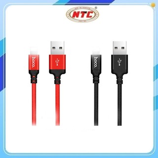 Cáp sạc dây dù Hoco X14 cổng LaiNing, dài 2M, Max 2.4A