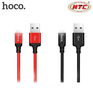 Cáp sạc dây dù Hoco X14 cổng LaiNing, dài 2M, Max 2.4A - Phụ Kiện Nhất Tín