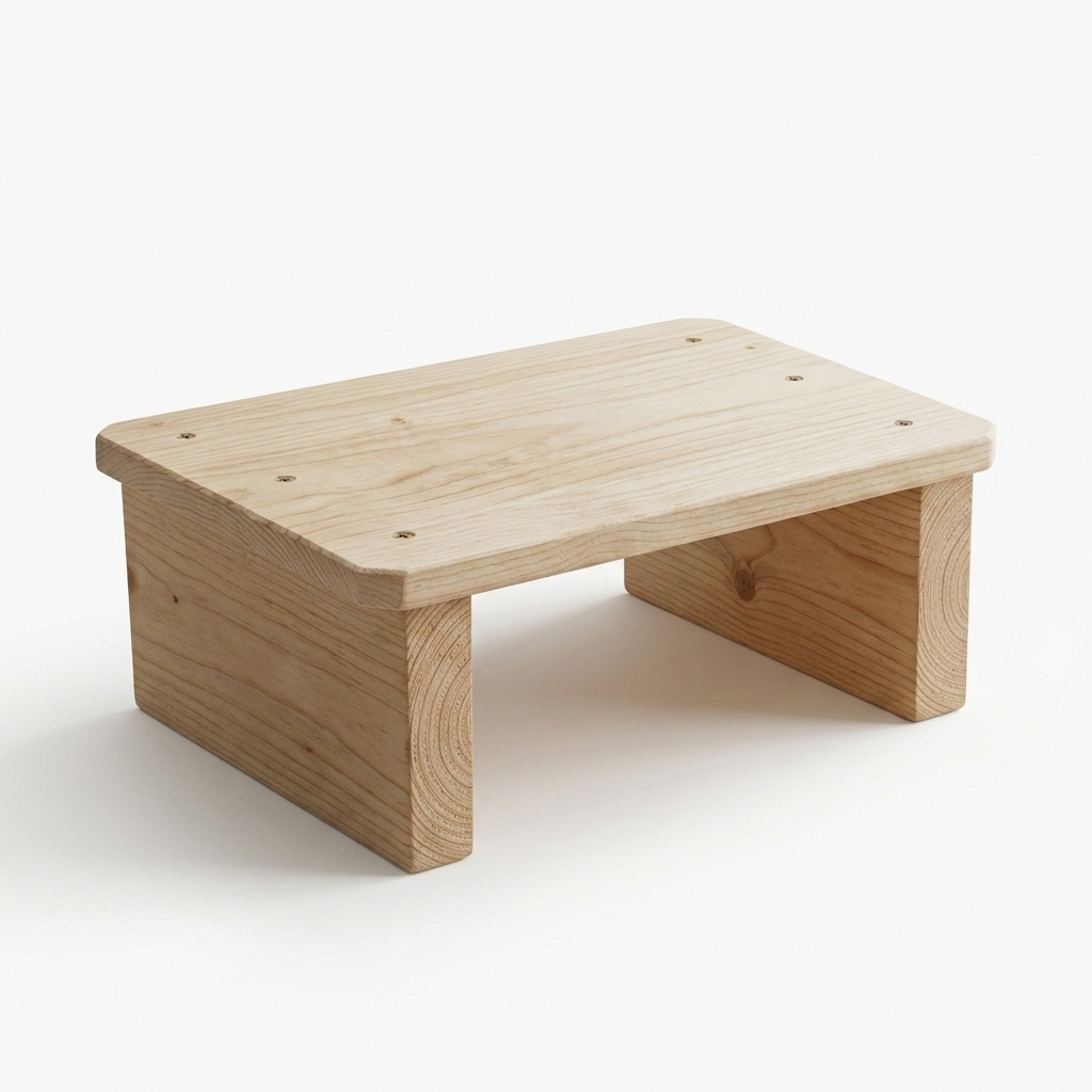 Ghế Gỗ Mini, Ghế Con, Ghế Đôn Đa Năng - Ghế Gỗ Tự Nhiên Kê Chân, Ngồi Nhặt Rau, Cho Bé Bước Chỗ Thấp