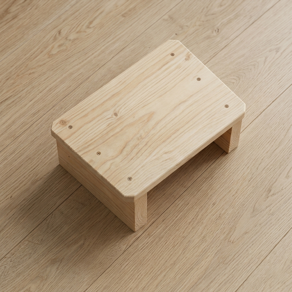 Ghế Gỗ Mini, Ghế Con, Ghế Đôn Đa Năng - Ghế Gỗ Tự Nhiên Kê Chân, Ngồi Nhặt Rau, Cho Bé Bước Chỗ Thấp