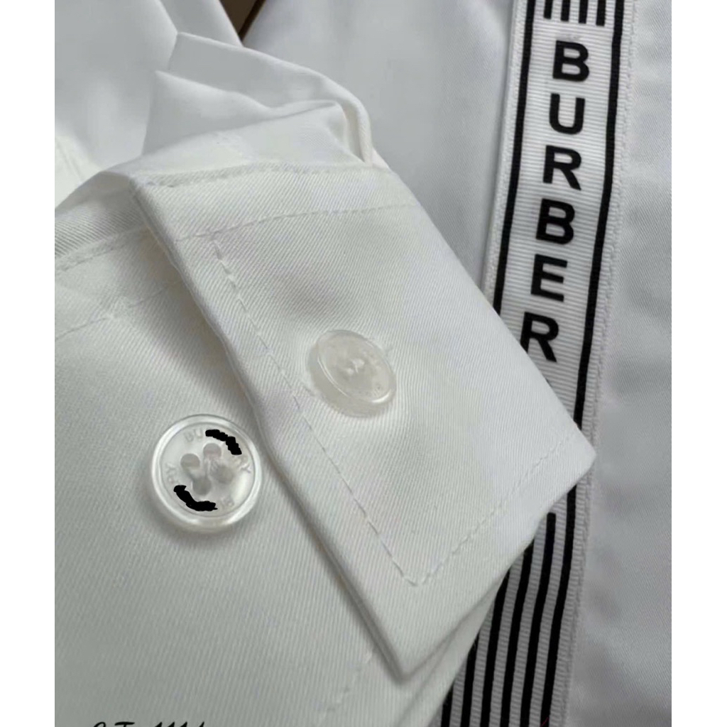 ⚡️[Hight Quality] Áo Sơ Mi Nam Nữ Bu1 White Shirts - Điểm Nhấn Chữ Kẻ Sọc Sang Trọng Cao Cấp Loại 1