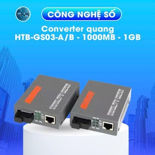 Bộ Chuyển Đổi Converter Quang NetLink HTB 3100A/B-25KM; HTB-GS03-A/B -1000MB-1GB 100Mbps (KHÔNG KÈM NGUỒN)