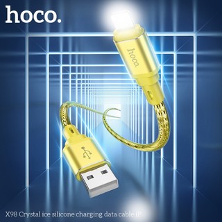 Cáp sạc nhanh Hoco X98 cổng LaiNing, max 2.4A, dài 1M