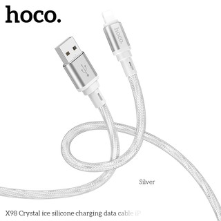 Cáp sạc nhanh Hoco X98 cổng LaiNing, max 2.4A, dài 1M