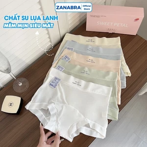 Hộp 5 Quần Lót Đi Biển Tàng Hình ZANABRA - Quần Boxer Nữ Mặc Váy Chất Su Mịn Không Lộ Viền L5422