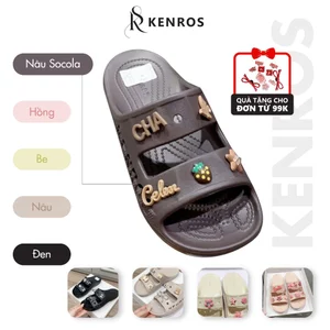 Dép Kenros Nữ Đế Cao 4cm, Chất Liệu Mềm Êm, Chống Trơn Trượt, Thiết Kế Đa Dạng Màu Sắc, Size