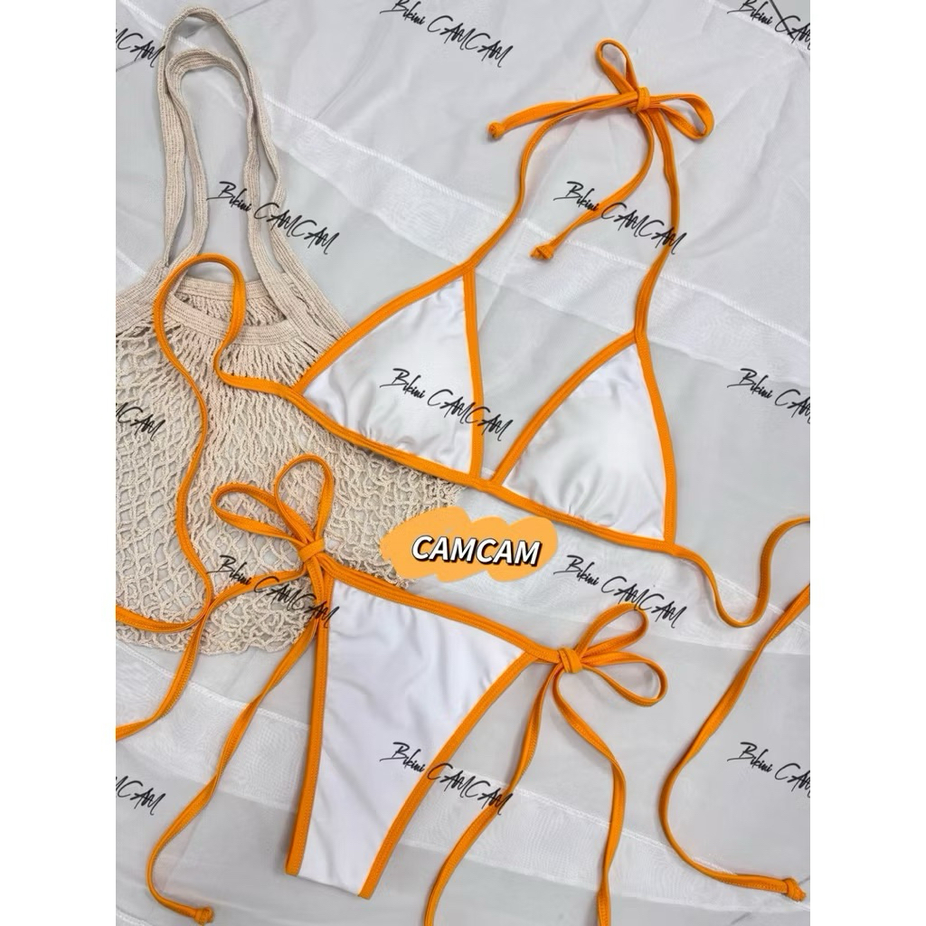 Bikini đồ bơi mẩu viền đủ màu phom ôm mông slay gợi cảm(sẳn hàng-hoả tốc)