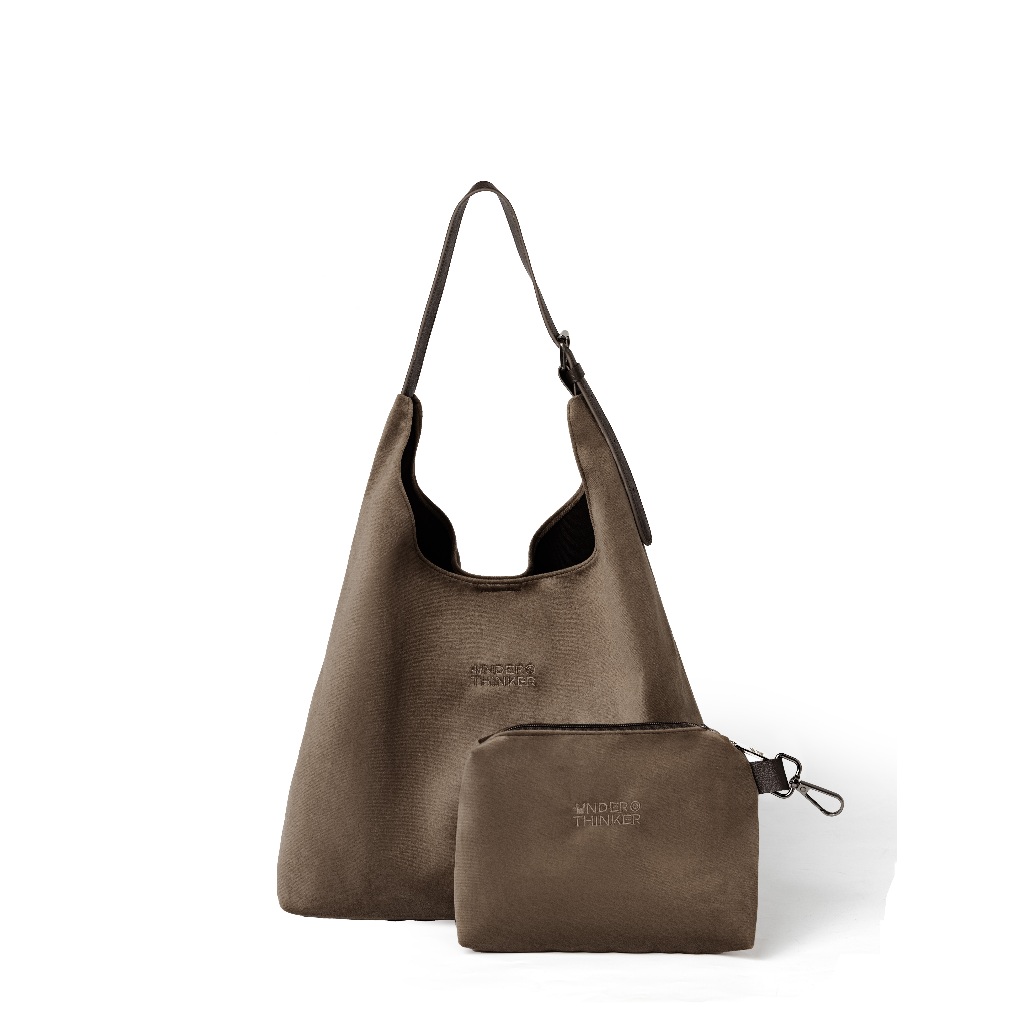 Túi Tote Vải Nỉ Nhung ROSY Đeo Vai Quai Điều Chỉnh Nam Nữ Kiểu Đi Học Làm Cổ Điển | MIDORI STUDIO