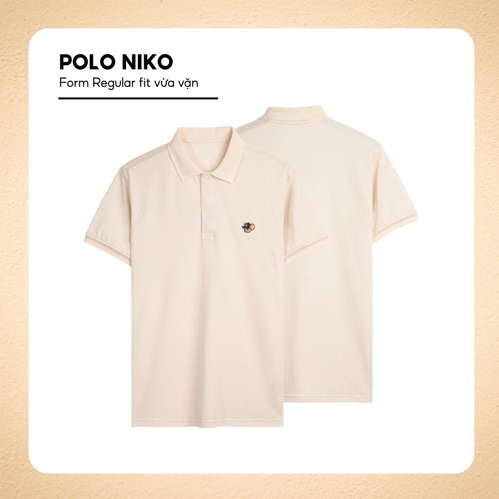 Áo polo NIKO thiết kế tối giản hiện đại, form chuẩn tôn dáng, chất vải Cotton Micro thoáng mát, mềm nhẹ chơi hè - FEAER