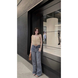 •𝙆𝙞𝙣𝙜𝙨𝙝𝙤𝙥𝙗𝙚𝙖𝙪𝙩𝙮•Áo Ren Tầng Dây Nơ MPB