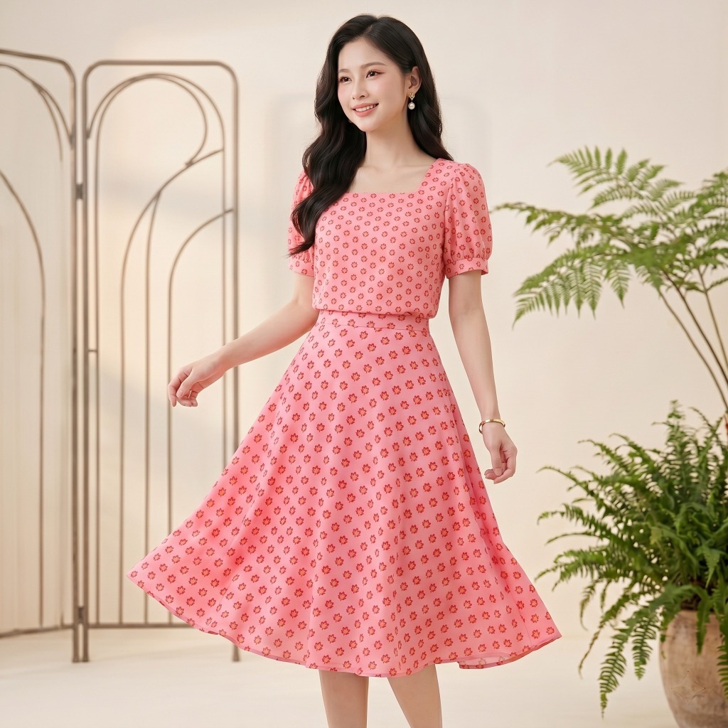 VẢI LANH HỌA TIẾT - MAY ÁO, VÁY, QUẦN, BỘ ĐỒ...