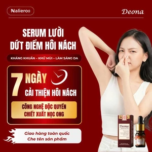 Serum - Deona Lười Dứt Điểm Hôi Nách - Giảm Tiết Mồ Hôi, Thông Thoáng Cả ngày