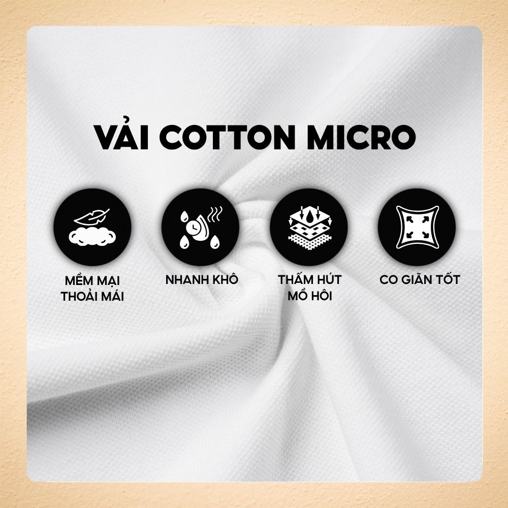 ÁO POLO ORION họa tiết ngôi sao tối giản, form chuẩn nam tính, chất vải Cotton Micro thoáng mát, du lịch hè - FEAER