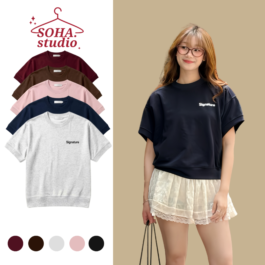 [CÓ BIGSIZE 40-85KG] Áo thun boxy ngắn tay form rộng nam nữ basic, áo thun boooxy bigsize basic tay lỡ cổ tròn-SOHA.STU