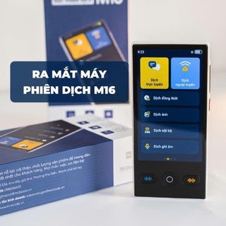 Máy phiên dịch ngôn ngữ 2 chiều M16 - Máy dịch không cần mạng 19 ngôn ngữ - dịch online 148 ngôn ngữ