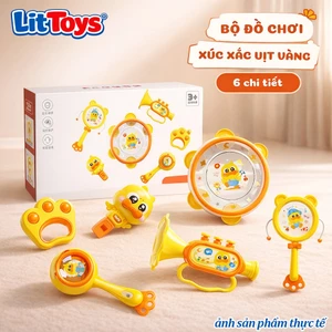 Đồ Chơi Xúc Xắc Lục Lạc ToysLit Cho Bé 0-1 Tuổi Có Gặm Nướu An Toàn