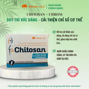 CHITOSAN + CHROME 30 Viên - hỗ trợ duy trì vóc dáng cân đối, cân bằng thể trạng