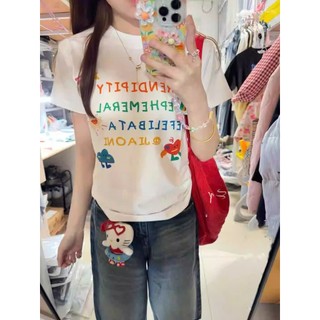 Áo Babytee Cổ Tròn Nam Nữ Tay Lỡ In Hình Chữ Màu Sắc , Chất Liệu Cotton Khô Mềm Mịn Thoáng Khí