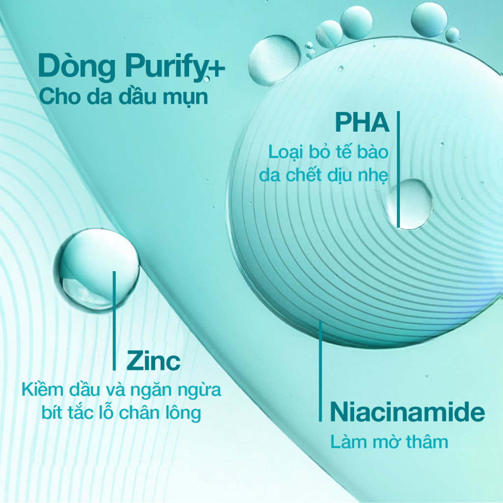 [MỚI] Bộ 3 Simple - Nước Tẩy Trang 200ml, Sữa Rửa Mặt 400ml, Serum 10ml Purify+ Giảm Mụn Sau 7 Ngày