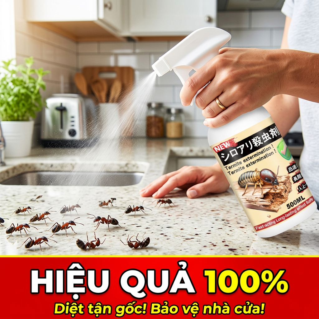 🎁 Ưu đãi hot! Xịt diệt kiến 500ml – Chiết xuất thảo dược, an toàn, diệt kiến nhanh chóng ✨