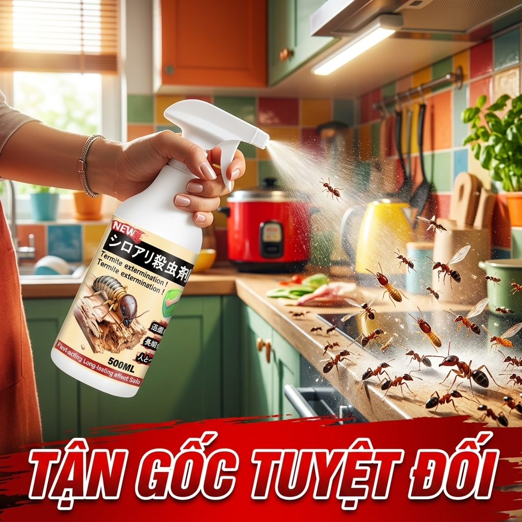 🔥 Mua ngay! Xịt diệt kiến 500ml – An toàn, hiệu quả cao, diệt mọi loại kiến, bảo vệ nhà cửa 💯
