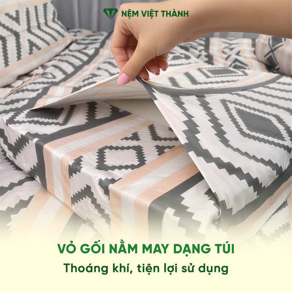Drap Tencel 80s Việt Thành cao cấp, chất liệu từ sợi Cellulose thoáng, LƯU Ý HỌA TIẾT NGẪU NHIÊN.