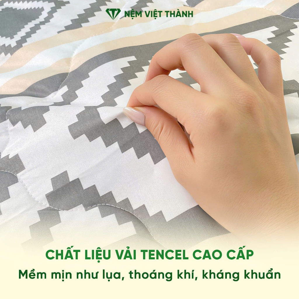 Drap Tencel 80s Việt Thành cao cấp, chất liệu từ sợi Cellulose thoáng, LƯU Ý HỌA TIẾT NGẪU NHIÊN.