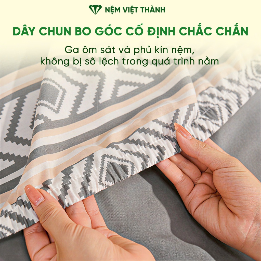 Drap Tencel 80s Việt Thành cao cấp, chất liệu từ sợi Cellulose thoáng, LƯU Ý HỌA TIẾT NGẪU NHIÊN.