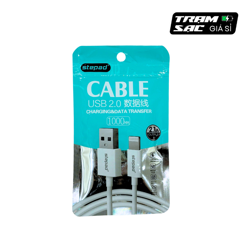 Dây sạc nhanh 2.4A - LN hỗ trợ truyền dữ liệu dài 1M