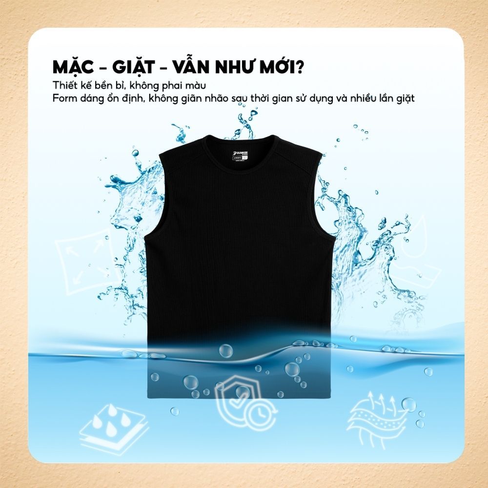 [GIÁ MỞ BÁN]Áo ba lỗ RAW chất Cotton Borip dày, thấm hut tốt, xử lý màu không phai,KHÔNG NHÃO form nhiều lần giặt-FEAER