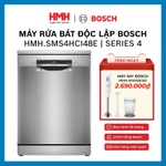 [CHÍNH HÃNG] Máy Rửa Bát Bosch Độc Lập 60 cm HMH.SMS4HCI48E — ảnh 1