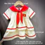 Váy cờ đỏ sao vàng tổ quốc cotton 4c co dãn hút mồ hôi váy bé gái 30/4 2/9 VN meomeo_kids