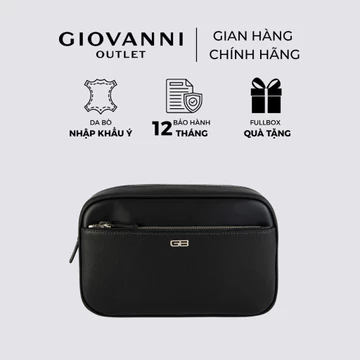 Men's Cowhide Premium Wallet Clutch Bernini Giovanni Zip – 24 cm