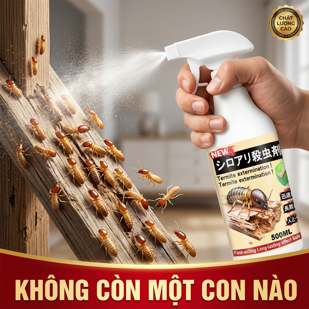 ⚡ Diệt sạch tổ mối ⚡ Thuốc xịt mối, diệt mối, tiêu diệt mối hiệu quả, dùng cho cả trong và ngoài nhà.
