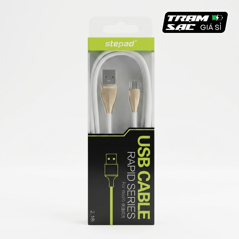 Dây Sạc Micro USB 1M - Dòng Rapid Series 2.1A Sạc Nhanh, Siêu Bền