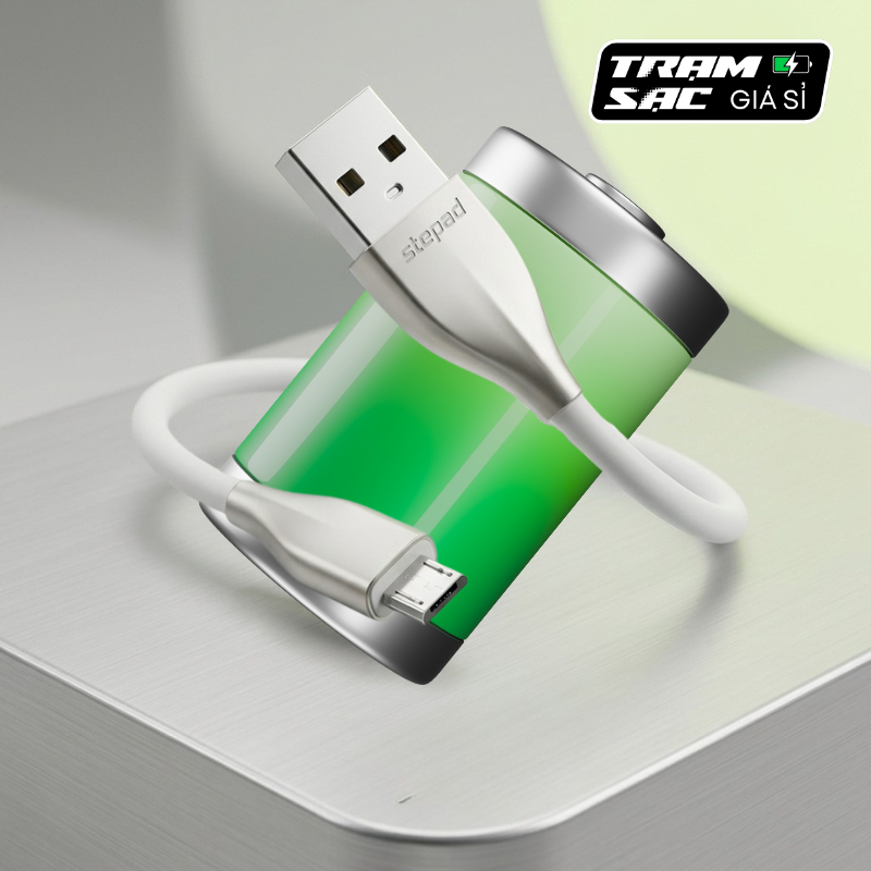 Dây Sạc Micro USB 1M - Dòng Rapid Series 2.1A Sạc Nhanh, Siêu Bền