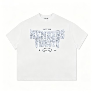 Áo Thun Local Brand "Only Members" Áo Thun Boxy Form Rộng Unisex 250Gsm Cotton Street Style