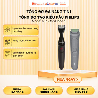 Tông Đơ Cạo Râu Philips / Tông đơ Đa Năng 7in1 MG3911/15 - MG1100/16  Tạo Kiểu Râu Tóc Chính Xác – Bảo Hành 24 Tháng