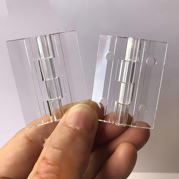 Combo 8 bản lề mica trong suốt BEDO - Gắn cửa hộp mica, hòm thư, hòm phiếu, cửa mica nhỏ gọn bền đẹp