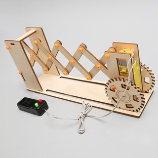 Đồ chơi stem - Mô hình Cửa cổng xếp điện, Đồ chơi sáng tạo steam, giáo dục sáng tạo an toàn cho Bé
