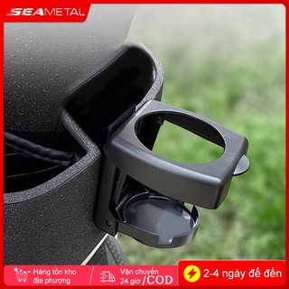 SEAMETAL Giá Đựng Ly Nước Xe Máy/Xe Điện Gấp Gọn Chất Liệu ABS Cao Cấp Lắp Đặt Không Phá Hủy