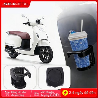 SEAMETAL Giá Đựng Ly Nước Xe Máy/Xe Điện Gấp Gọn Chất Liệu ABS Cao Cấp Lắp Đặt Không Phá Hủy