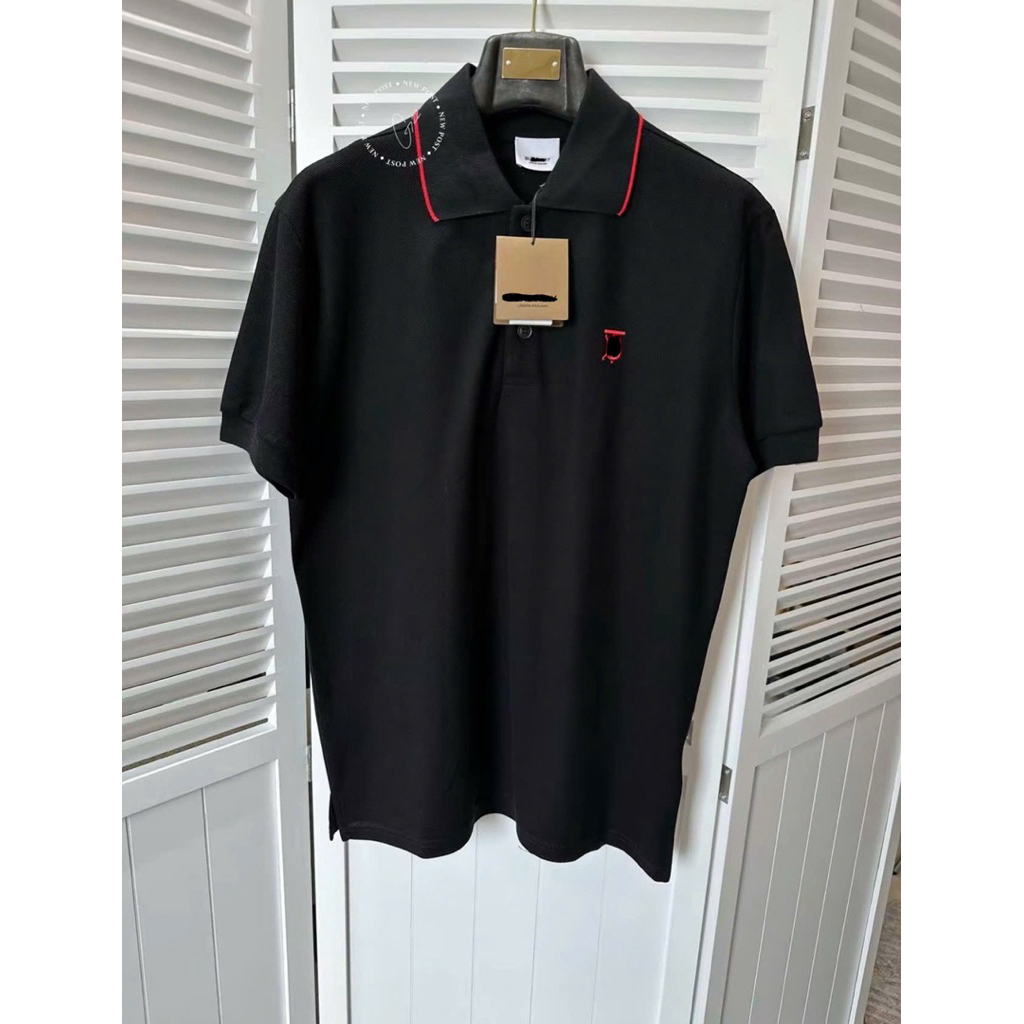 ⚡️[Hight Quality] Áo Polo Nam Nữ Bu1 Co11a Shirts - Điểm Nhấn Kẻ Viền Đỏ Phối Chữ Thêu Cao Cấp Sang Trọng Loại 1