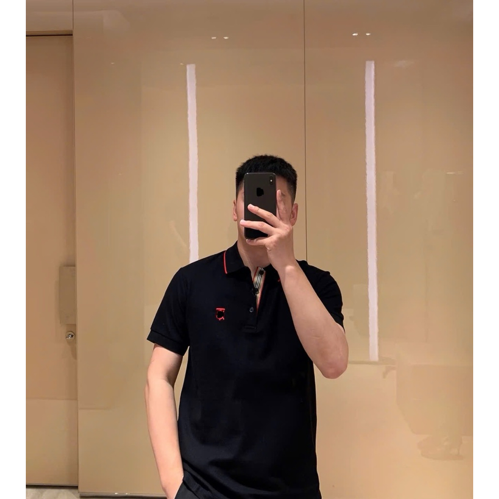 ⚡️[Hight Quality] Áo Polo Nam Nữ Bu1 Co11a Shirts - Điểm Nhấn Kẻ Viền Đỏ Phối Chữ Thêu Cao Cấp Sang Trọng Loại 1