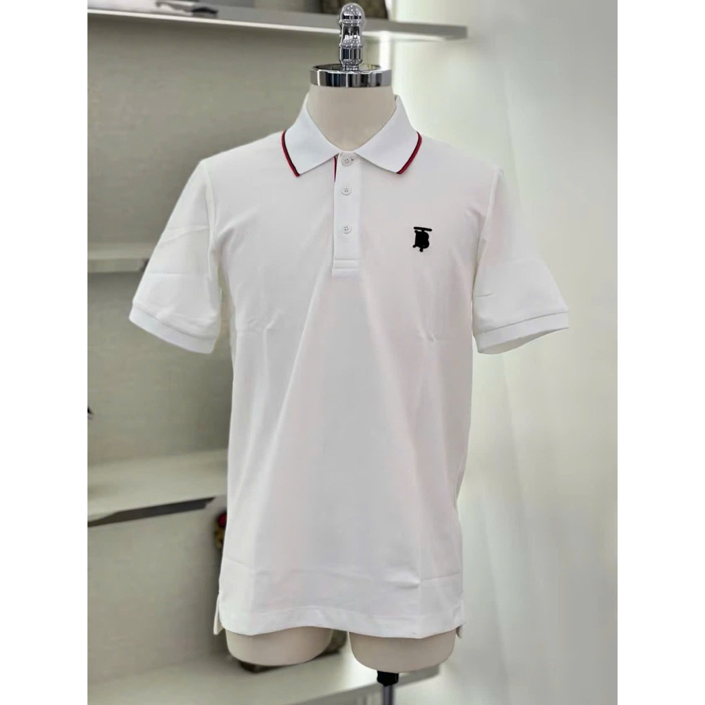 ⚡️[Hight Quality] Áo Polo Nam Nữ Bu1 Co11a Shirts - Điểm Nhấn Kẻ Viền Đỏ Phối Chữ Thêu Cao Cấp Sang Trọng Loại 1