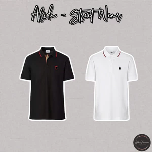 ⚡️[Hight Quality] Áo Polo Nam Nữ Bu1 Co11a Shirts - Điểm Nhấn Kẻ Viền Đỏ Phối Chữ Thêu Cao Cấp Sang Trọng Loại 1