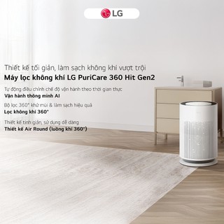[KOLs Live] Máy lọc không khí LG PuriCare 360 Hit Gen 2 AS60GHHG0 New 2026 - Lọc bụi mịn PM1.0