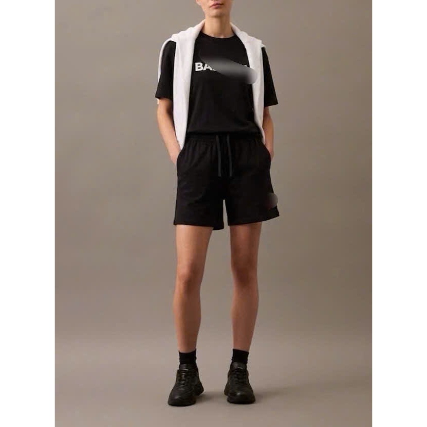Bộ Cộc Cotton Nữ - Kiểu Dáng Basic, Chữ Thêu Nổi - Mặc Ở Nhà Hay Đi Chơi Đều Đẹp